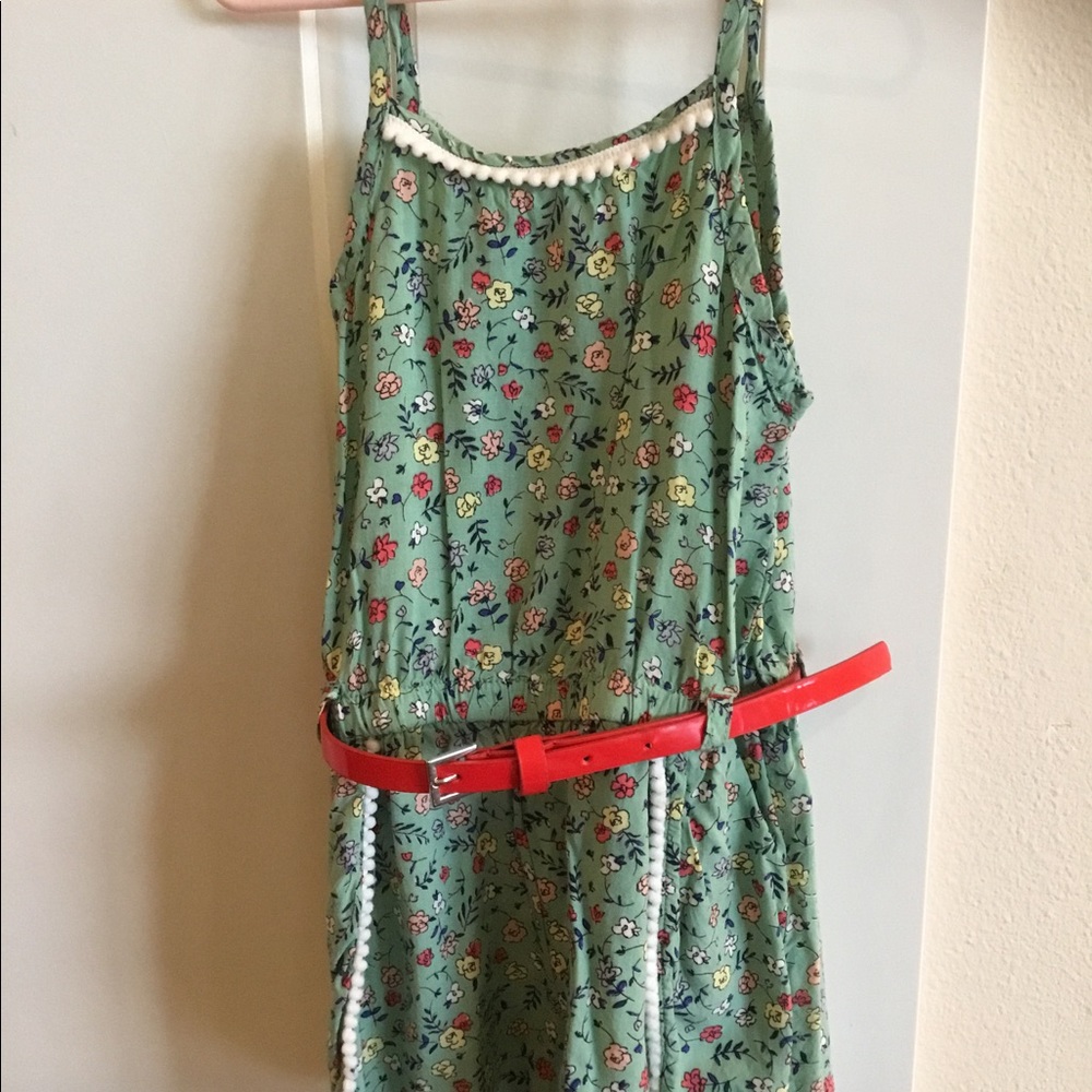 Nanette romper with belt